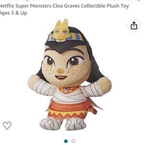NWT Netflix super monsters Cleo plush, still in sealed plastic bag